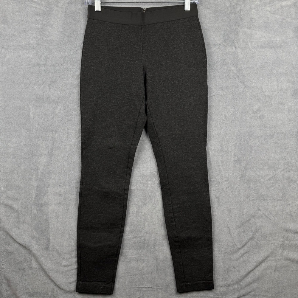 J. Crew 4R Black Ponte Knit Slim Fit Ankle Pants Career Casual Comfortable